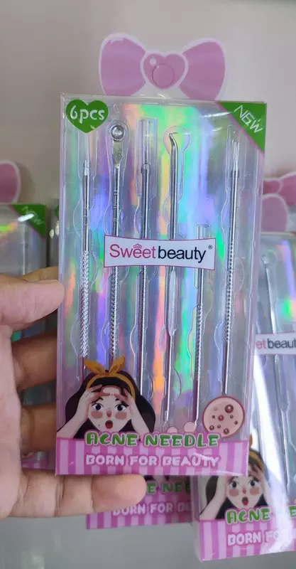 Набор инструментов для чистки лица от прыщей и черных точек Sweet Beauty