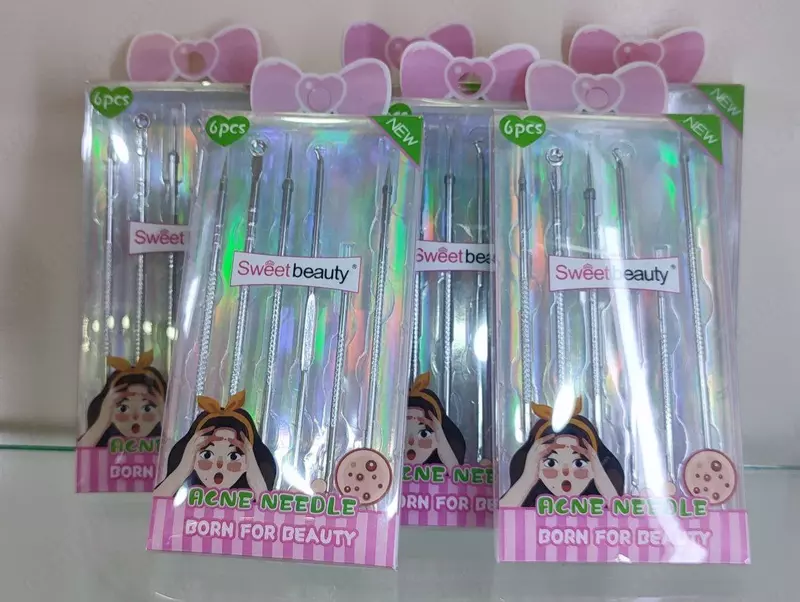 Набор инструментов для чистки лица от прыщей и черных точек Sweet Beauty