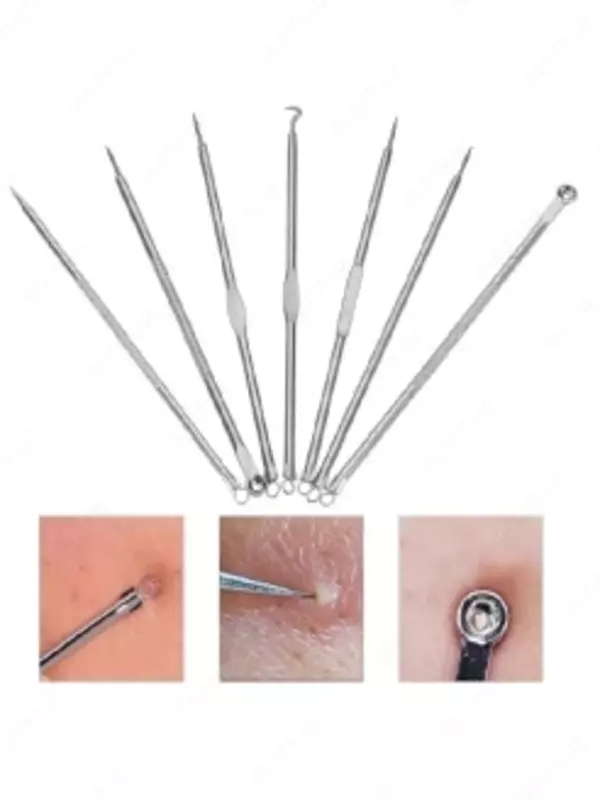 Набор инструментов для чистки лица от прыщей и черных точек Sweet Beauty