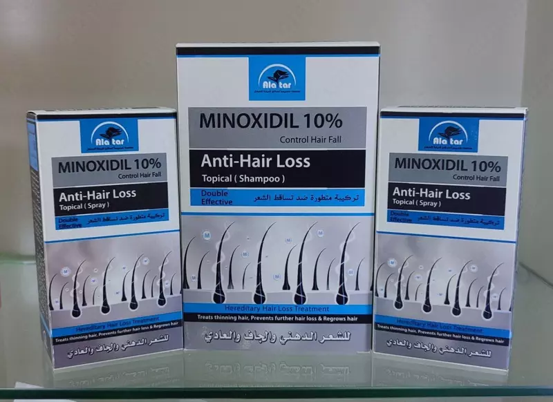 Minoxidil 10% soch o'stiruvchi sprey