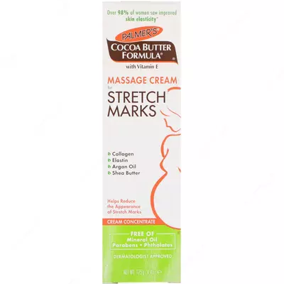 Tug'ruq chandiqlari va izlariga Palmer's e vitamili strech massaj krem Marviza