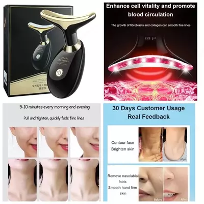 Микротоковый лифтинг массажер для лица и шеи JOSUR