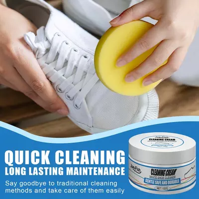 Крем для очистки обуви White shoe cleaner