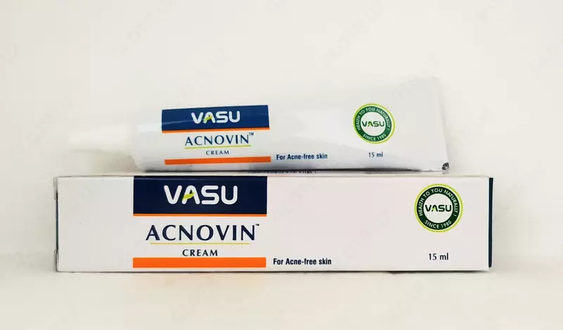 Крем для лица против прыщей и угрей Acnovin Cream Vasu