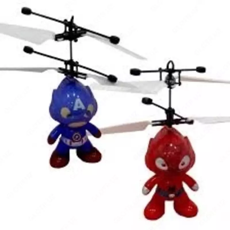 Летающие супергерои с сенсорным управлением от руки и подсветкой