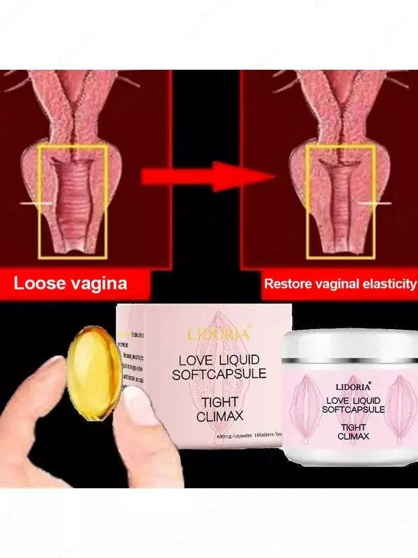 Lidoria Tight Climax капсулы для сужения вагины, 2 шт