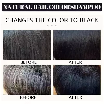 Oq sochlarni bo'yash uchun shampun-kraska Eelhoe Natural Darkening