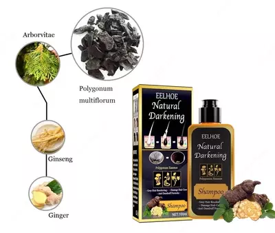 Шампунь Natural Darkening от Eelhoe для окрашивания седых волос