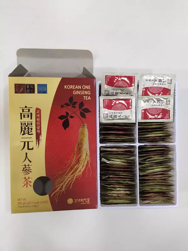 Korean One Ginseng Tea - immunitetni mustaxkamlovchi choy