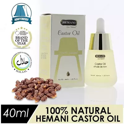 Касторовое масло Hemani Castor oil, 40 мл