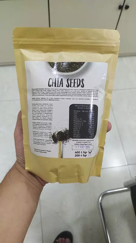 Chia urug'i (CHIA seeds Bioherb) - 100% tabiiy