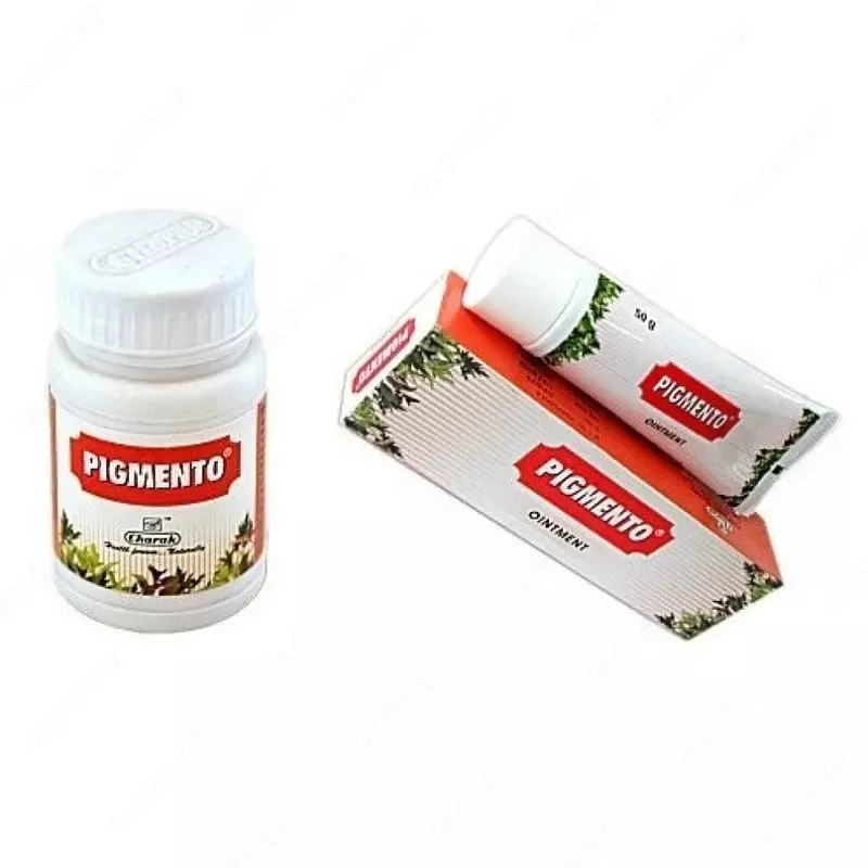 Vitiligoga qarshi Pigmento krem (malxam, malham) Charak, 50 gr.