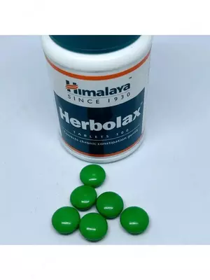 Herbolax Himalaya от запоров - нормализует работу кишечника, 100 таб.