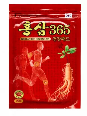 Корейский пластырь Gold Insam от боли в суставах, мышцах и спине