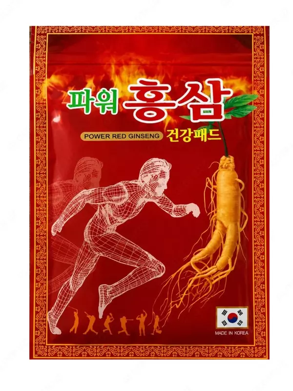 Koreyaning qizil jenshenli plastiri bo‘g‘imlar, mushaklar va bel og‘rig‘iga qarshi