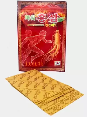 Koreyaning qizil jenshenli plastiri bo‘g‘imlar, mushaklar va bel og‘rig‘iga qarshi
