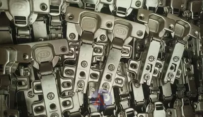 Мебельные петли ОПТОМ в коробках двудырчатые прямые простые без доводчика 333.