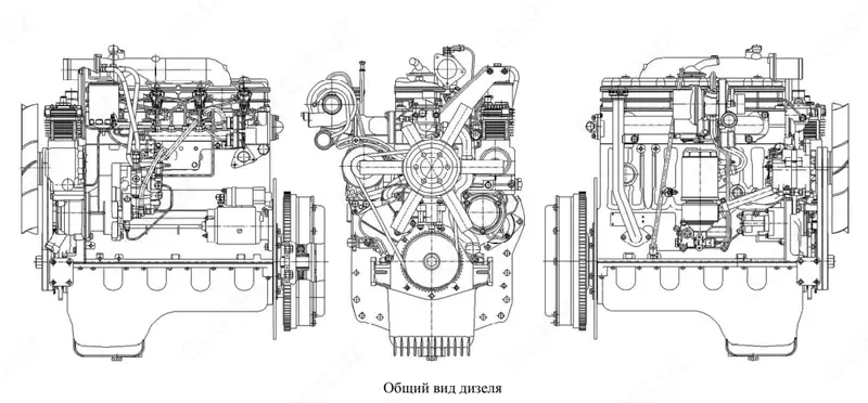  Двигатель ММЗ Д245.7Е3-1062 (ГАЗ 33104 Валдай4) - 