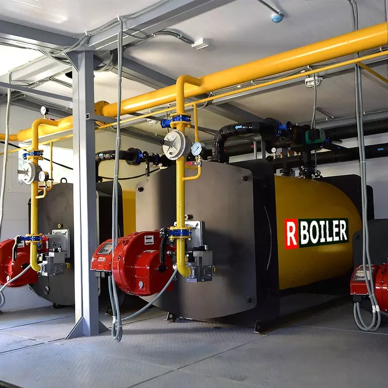 Gorizontal issiq suv qozonlari