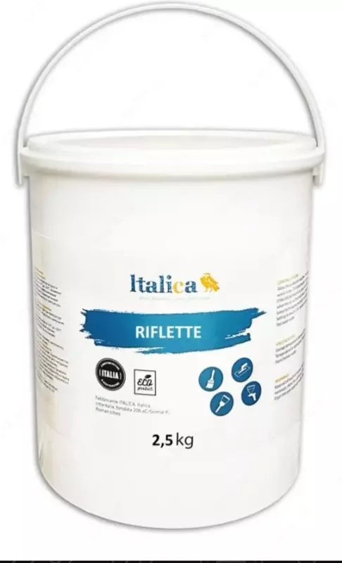 Dekorativ qoplamalar "Italica" Riflette SNOW 2,5 kg
