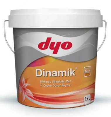 Водоэмульсионная краска "Dyo" Dinamik matt 15л.