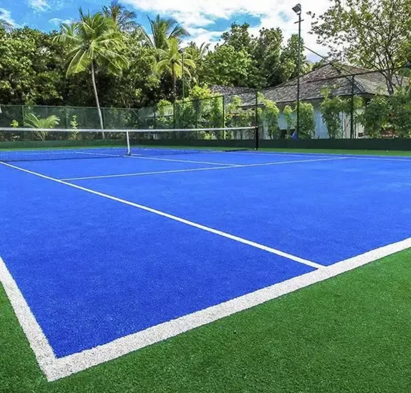 Синтетический газон синий