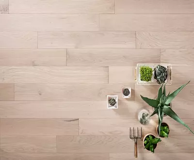 Трехслойная паркетная доска Coswick Акварельно белый-1 Трехслойная паркетная доска Coswick Акварельно белый-1