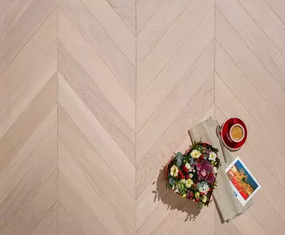 Трехслойная паркетная доска Coswick Акварельно белый-2