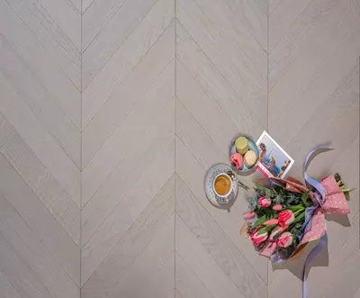 Трехслойная паркетная доска Coswick Серая Пейна