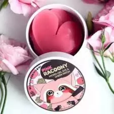 Гидрогелевые патчи для глаз и щек Secret Key Pink Racoony Hydro-Gel Eye & Cheek Patch (KOREA)