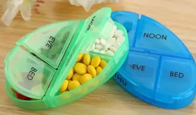 28 bo'limga ega 1 haftalik "Washington" dori qutisi - kuniga 4 ta bo'limga ega - 55 000 so'm / dona