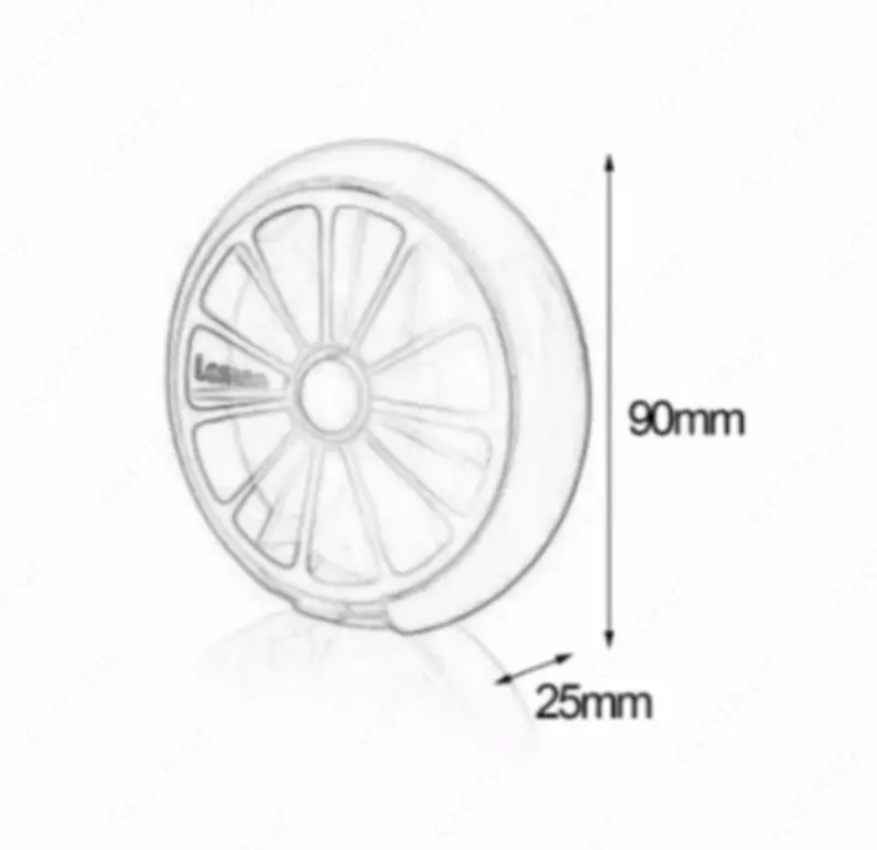 Aylanadigan 7 ta bo'limdan iborat dori quti "Lions Trading-Co" MChJ