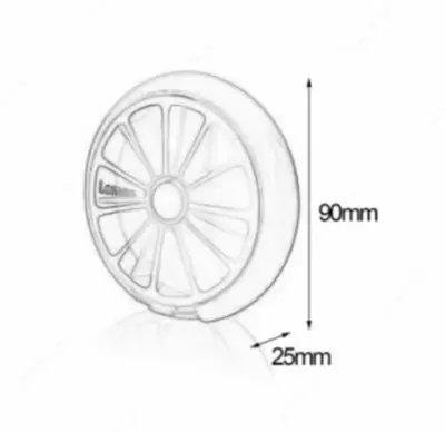 Aylanadigan 7 ta bo'limdan iborat dori quti "Lions Trading-Co" MChJ