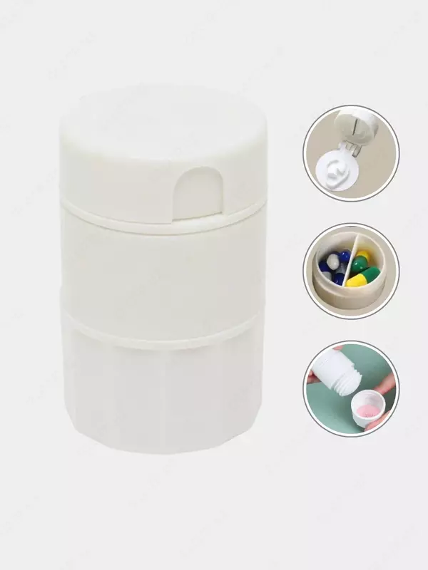 maydalash va saqlashning uchun dori quti