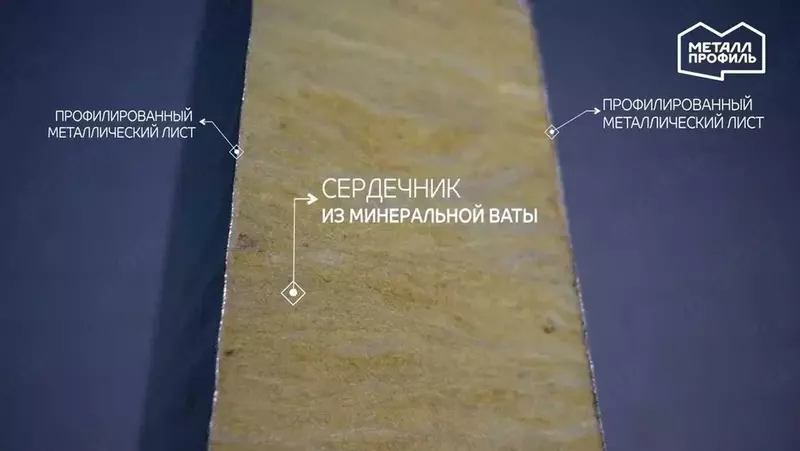 Sendvich panellar (uch qatlamli, elementlarni birma-bir yig'ish)