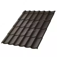 Металлочерепица МЕТАЛЛ ПРОФИЛЬ Ламонтерра X (VikingMP-01-8017-0.45)