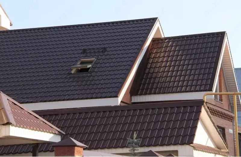 Металлочерепица МЕТАЛЛ ПРОФИЛЬ Ламонтерра X (VikingMP-01-8017-0.45), RAL8017