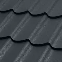 Металлочерепица МЕТАЛЛ ПРОФИЛЬ Ламонтерра X (VALORI-20-DarkGrey-0.5) - 150 000 сум