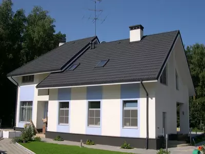 Металлочерепица МЕТАЛЛ ПРОФИЛЬ Ламонтерра X (VikingMP L-01-7024-0.4), RAL7024