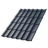 Металлочерепица МЕТАЛЛ ПРОФИЛЬ Ламонтерра X (VALORI-20-Grey-0.5)