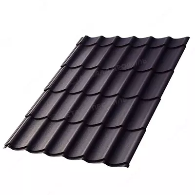 Металлочерепица МЕТАЛЛ ПРОФИЛЬ Ламонтерра X (VALORI-20-Violet-0.5)