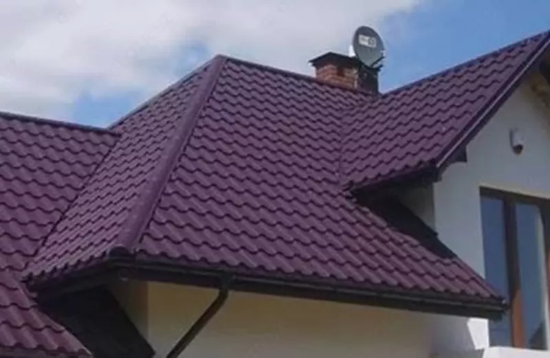 Металлочерепица МЕТАЛЛ ПРОФИЛЬ Ламонтерра X (VALORI-20-Violet-0.5)