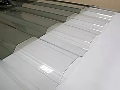 Поликарбонатный профилированный лист МП-20х1100 (ПК-18-GREY-0.9)