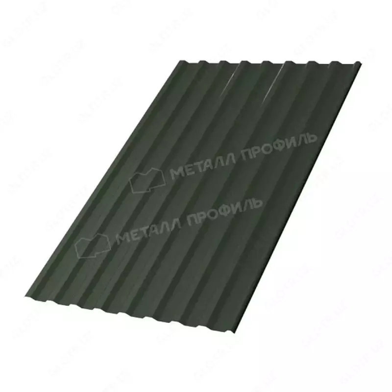 Профлист МЕТАЛЛ ПРОФИЛЬ МП-20x1100-R (VikingMP-01-6007-0.45), RAL 6007