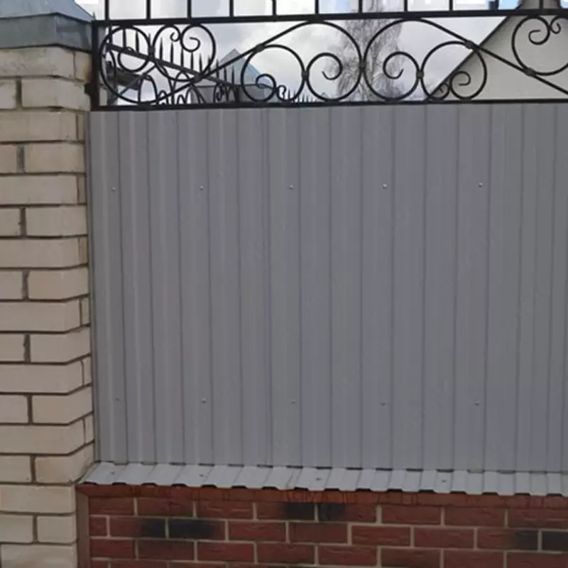  Профлист МЕТАЛЛ ПРОФИЛЬ МП-20x1100-R (ПЭ-01-7004-0 45)  RAL 7004 - 