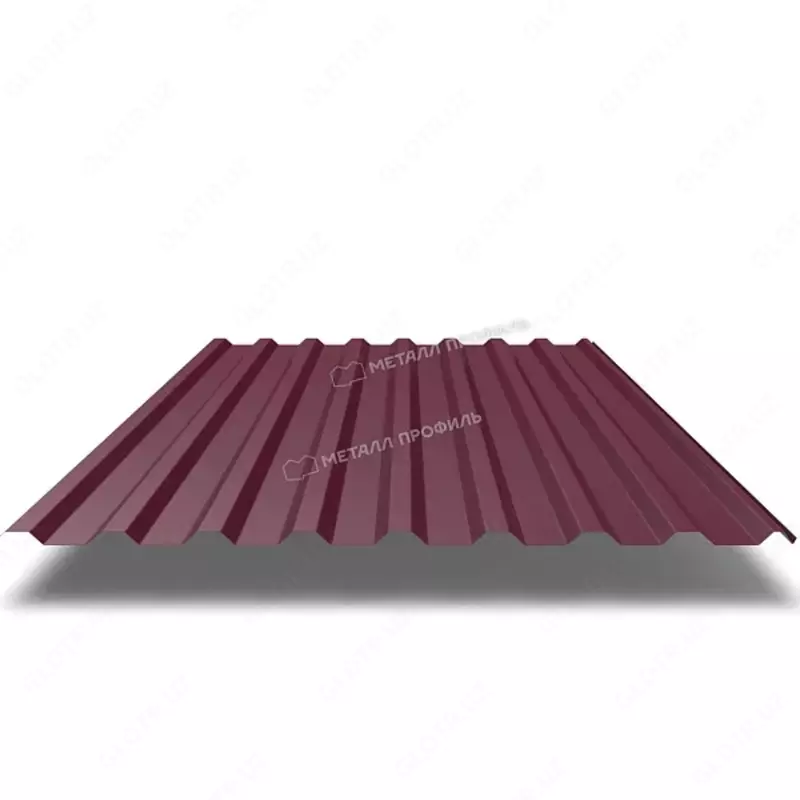  Профлист МЕТАЛЛ ПРОФИЛЬ МП-20x1100-R RETAIL (ПЭ-01-3005-СТ)  RAL 3005 - 