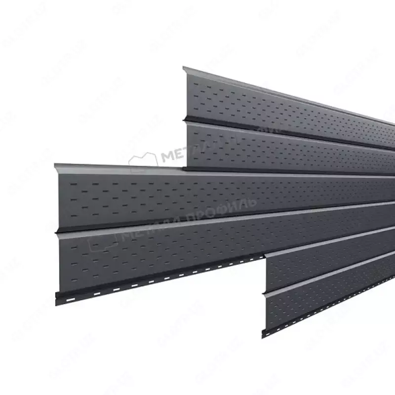 Soffit METAL PROFILE Lbar-15x240 NormanMP (PE-01-7024-0.5)