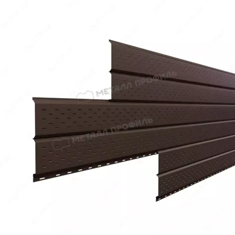 Soffit METAL PROFILE Lbar-15x240 NormanMP (PE-01-8017-0.5)