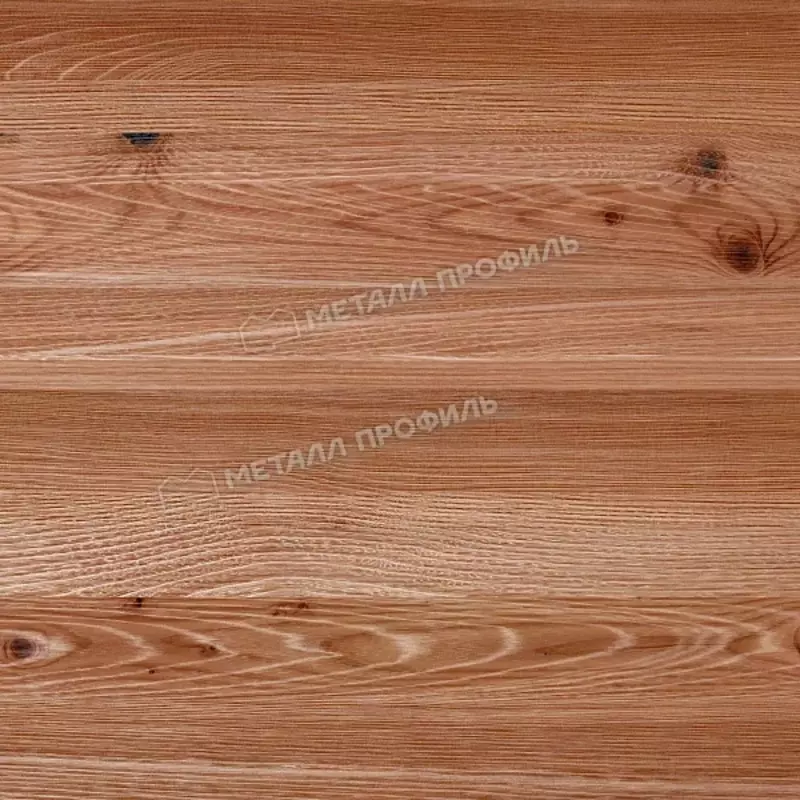 Планка ендовы верхняя 76х76х2000 (ECOSTEEL_T-01-Кедр-0.5)