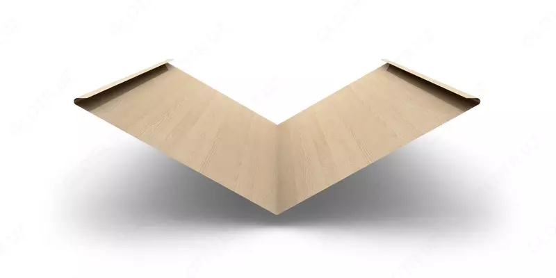 Планка ендовы нижняя 298х298х2000 (ECOSTEEL_MA-01-Сосна-0.5)